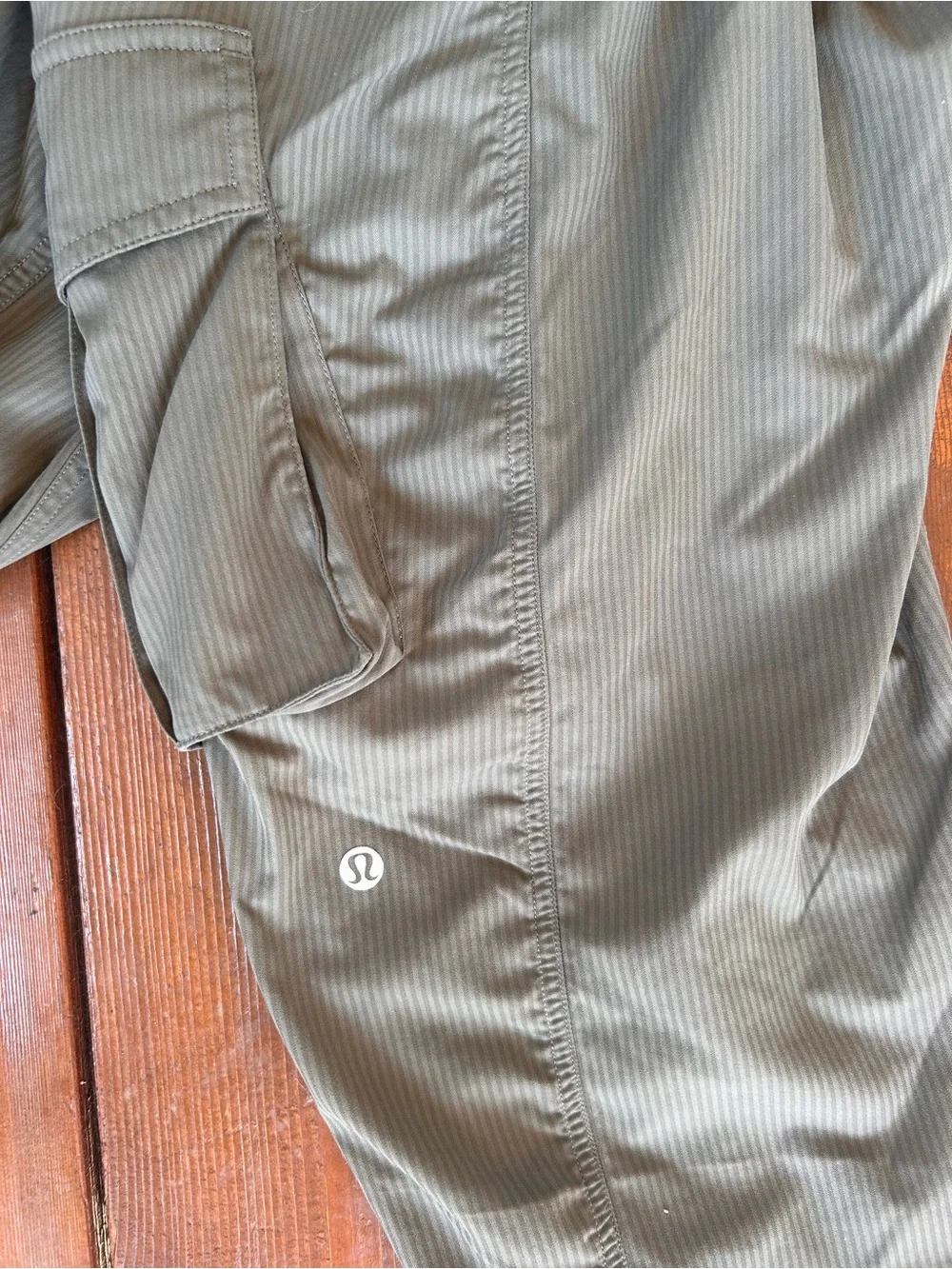 lululemon athletica Olive Green Cargo Jogger Pants